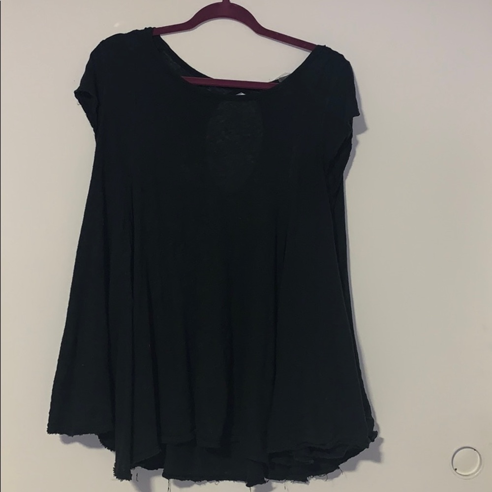 Free People black layer top